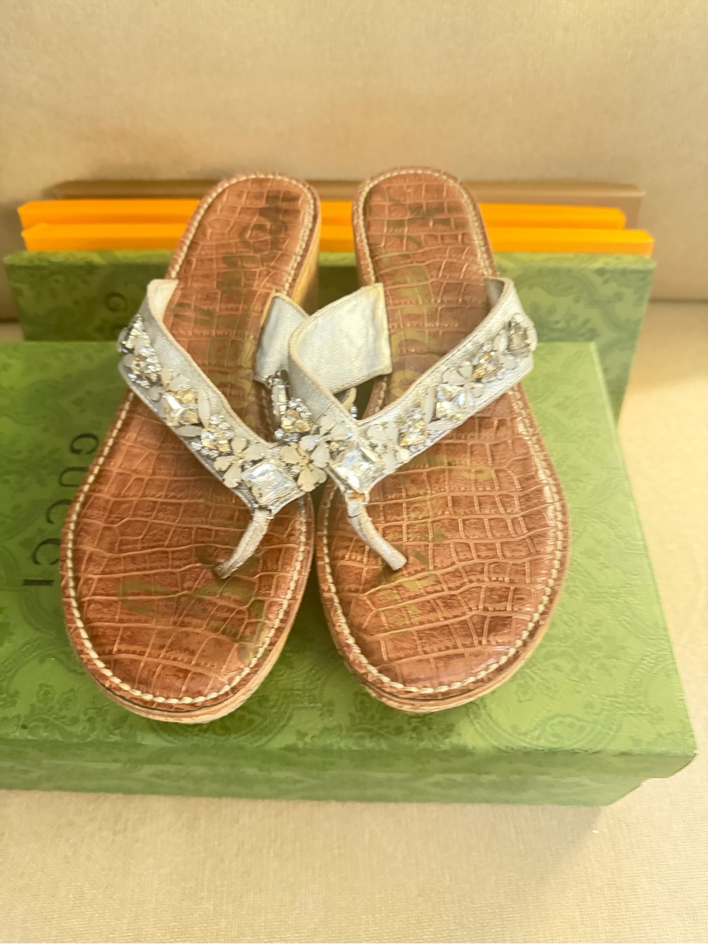 Sam Edelman Women’s Embellished Silver Thong Sandals - Stylish Comfort